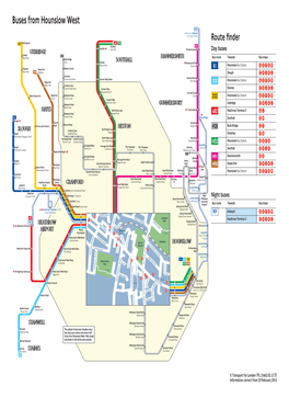 Buses from Hounslow West