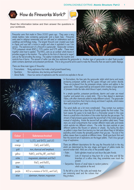 How Do Fireworks Work?