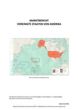 Marktbericht Vereinigte Staaten Von Amerika