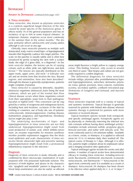 Answer to Dermacase Continued from Page 1557 4. Tinea Versicolor