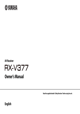 Owner's Manual