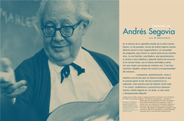 Andrés Segovia : M.ª Antonia I*