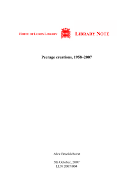Library Note