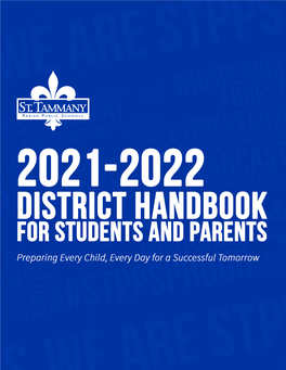 District Handbook for Students and Parents