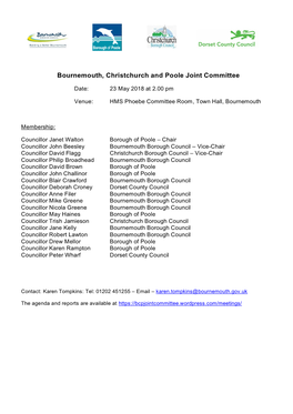 Bournemouth, Christchurch and Poole Joint Committee