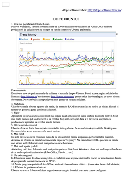 De Ce Ubuntu? 1
