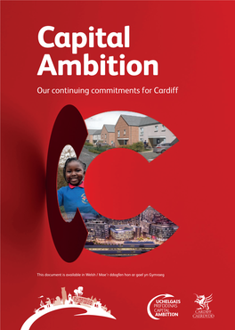 Capital Ambition Our Continuing Commitments for Cardiff