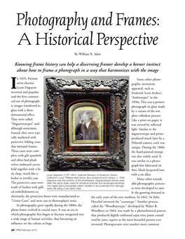 Photography and Frames: a Historical Perspective