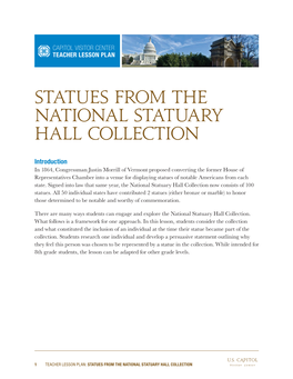 Statues from the National Statuary Hall Collection