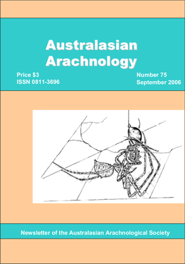 Australasian Arachnology 75