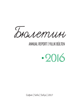 Annual Report | Yillik Bülten