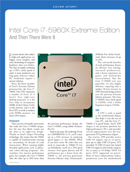 Intel Core I7-5960X Extreme Edition and Then There Were 8