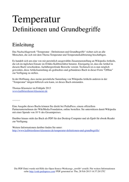 Definitionen Und Grundbegriffe