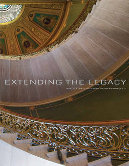 Extending the Legacy Gsa Historic Building Stewardship |2011 Cover