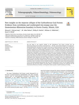 New Insights on the Stepwise Collapse of the Carboniferous Coal Forests