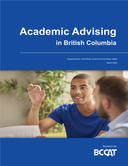 Academic Advising in British Columbia