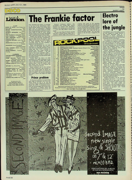 MUSIC WEEK JULY 21, 1984 Edited by BARRY LAZELL