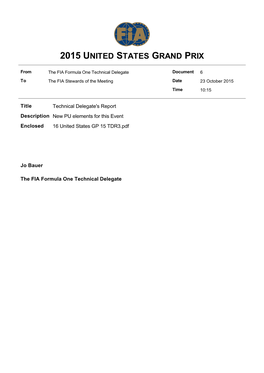 2015 United States Grand Prix
