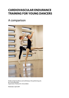 Cardiovascular Endurance Training for Young Dancers