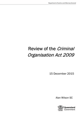 Review of the Criminal