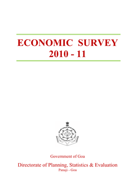 Economic Survey 2010 - 11