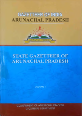 State Gazetteer of Arunachal Pradesh