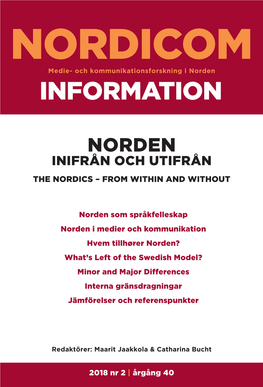 Nordicom Information 2018