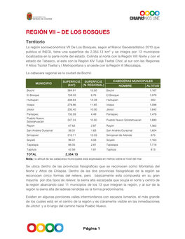 Región Vii – De Los Bosques