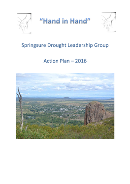 Springsure Drought Leadership Group Action Plan – 2016
