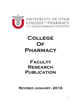 Faculty Research Publication