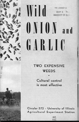 WILD ONION and WILD GARLIC CONTROL