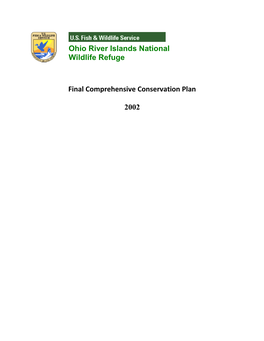 Ohio River Islands National Wildlife Refuge Final Comprehensive Conservation Plan 2002