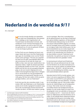 Nederland in De Wereld Na 9/11