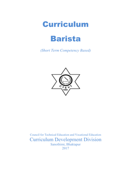 Curriculum Barista