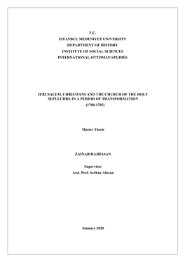 Zainab HAJHASAN, Thesis