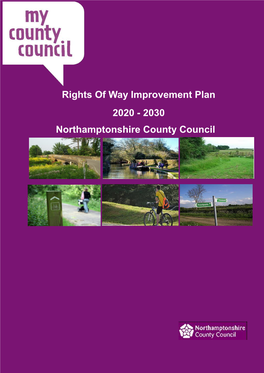 Northamptonshire County Council Rights of Way Improvement Plan