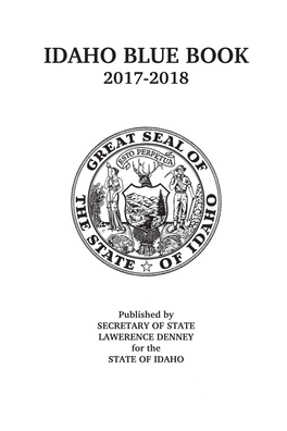 Idaho Blue Book 2017-2018