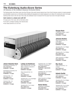 The Eulenburg Audio+Score Series