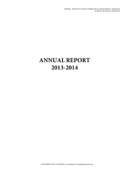 Annual Report 2013-2014