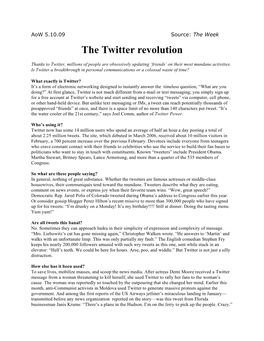 Aow 5.10.09 Twitter