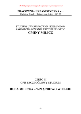 Gminy Milicz