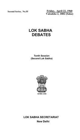 Lok Sabha Debates·
