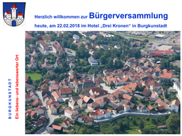 Bürgerversammlung 2018