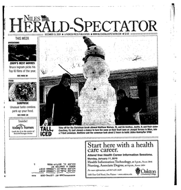 D-Spectator December 31, 2009 * a Pioneer Press Publication * * $2.00 This Week