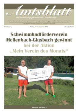 Schwimmbadförderverein Mellenbach-Glasbach Gewinnt Bei Der Aktion „Mein Verein Des Monats“