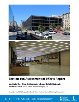 Martin Luther King Jr. Memorial Library Renovation Project