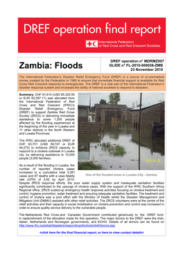 Zambia: Floods 23 November 2010