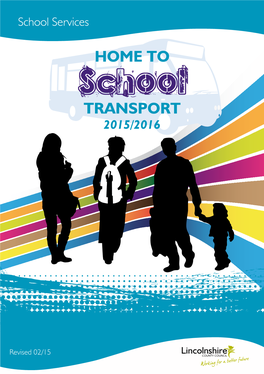 Home to School Transport Booklet 2015-16