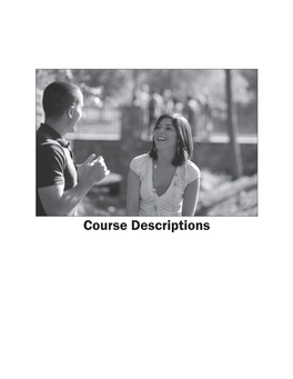 Course Descriptions Descriptions SAAS 398