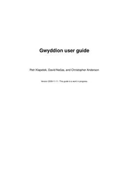 Gwyddion-User-Guide-En-2009-11-11